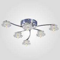 потолочная люстра eurosvet 80106/6 хром в Нижневартовске