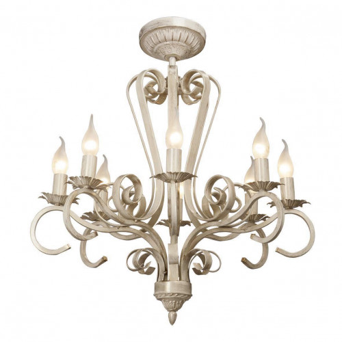 потолочная люстра vitaluce v1072/8pl бежевая в Нижневартовске