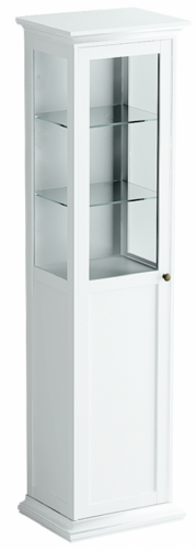 шкаф-витрина однодверный белый в Нижневартовске