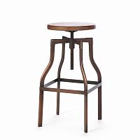 барный стул machinist коричневый в Нижневартовске