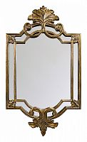 зеркало прямоугольное золотое в двойной фигурной раме ноэль в Нижневартовске