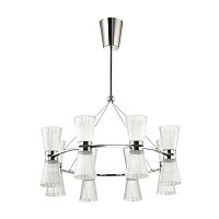 подвесная светодиодная люстра odeon light grana 4013/81l хром в Нижневартовске