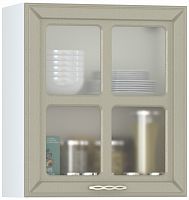 шкаф навесной 600 витрина 1 дверь кухня маргарита имбирь структурный в Нижневартовске