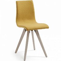 стул из натуральной древесной ткани с горчицей una cc0288j81 от la forma (ex julia grup) в Нижневартовске