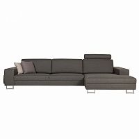 диван quattro угловой темно-серый в Нижневартовске