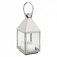 подсвечник-фонарь серебряный с ручкой vanini m от eichholtz, 24х67 см в Нижневартовске