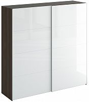 шкаф-купе slide 1700 белый глянец коричневый в Нижневартовске