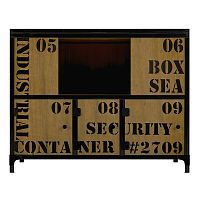 комод «industrial» горизонтальный коричневый в Нижневартовске