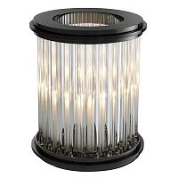 подсвечник стеклянный с черным ободком bayswater от eichholtz, 31,5 см в Нижневартовске