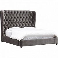 кровать двуспальная 180х200 серая amster в Нижневартовске