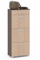 тумба для обуви сто-3м, цвет дуб венге/белёный дуб в Нижневартовске