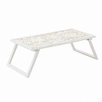 стол-поднос низкий белого цвета в Нижневартовске