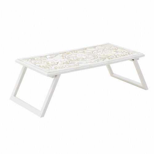 стол-поднос низкий белого цвета в Нижневартовске