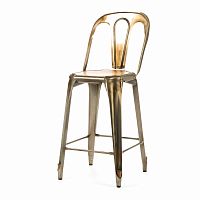 барный стул marais с деревянным сиденьем золото в Нижневартовске
