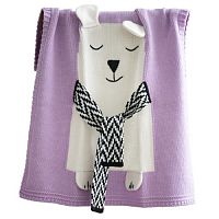 плед розовый мишка малый в Нижневартовске