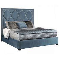 кровать двуспальная 160х200 голубая petals queen в Нижневартовске