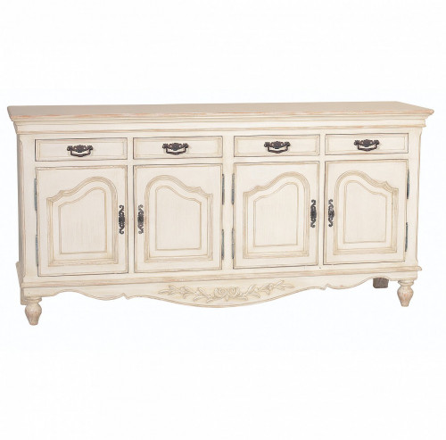 тумбочка прикроватная марсель молочно-белая с состариванием в Нижневартовске