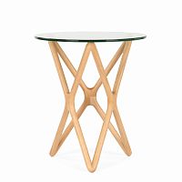 стол кофейный triple x высота 56 натуральное дерево в Нижневартовске