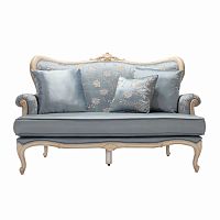 диван lavemaris двухместный прямой голубой в Нижневартовске