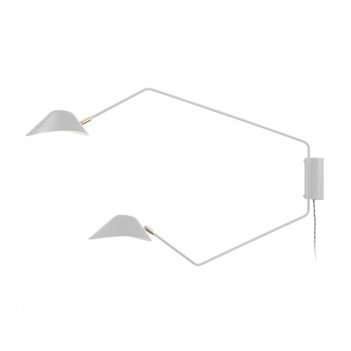 настенный светильник collet 2 лампы серый в Нижневартовске