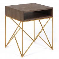 прикроватная тумба prince американский орех с золотом в Нижневартовске