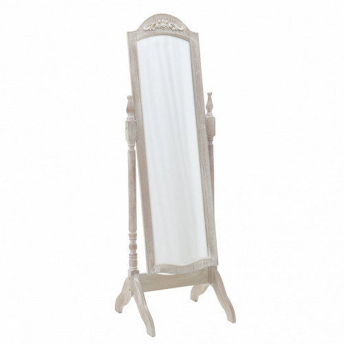 зеркало напольное на подставке белое с резьбой white в Нижневартовске