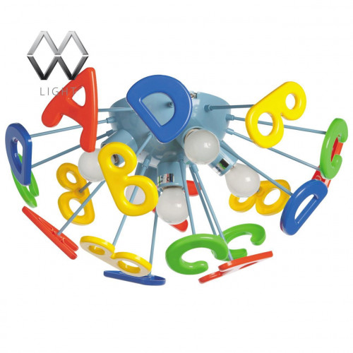 потолочная люстра mw-light улыбка 365013705 в Нижневартовске