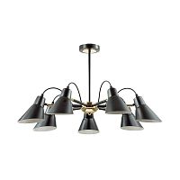 потолочная люстра lumion naomi 3709/7c черная в Нижневартовске