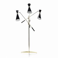 напольный светильник stanley черный/золото в Нижневартовске