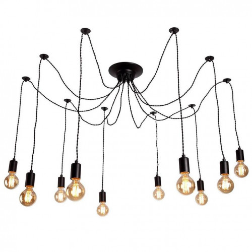 подвесная люстра arte lamp 76 a9184sp-10bk в Нижневартовске