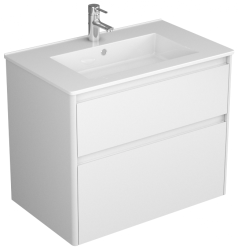 тумба aventino 75 veneciana белый с 2-мя ящиками под ум-к оскар 75 в Нижневартовске