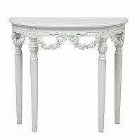 консоль полукруглая будуар с состариванием белая в Нижневартовске