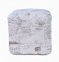 пуф amrit белый с принтом в Нижневартовске