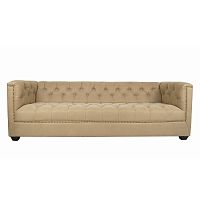 диван french трехместный прямой бежевый в Нижневартовске