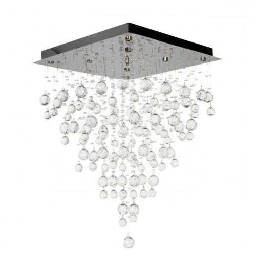 каскадная люстра lucia tucci grappolo 1800.8 silver в Нижневартовске