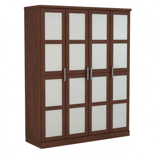 шкаф парма 4-х створчатый коричневый в Нижневартовске