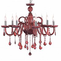 подвесная люстра ideal lux giudecca sp8 rosso в Нижневартовске