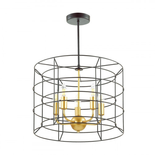 подвесная люстра lumion rupert 4410/5 черная в Нижневартовске