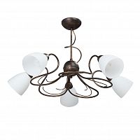 потолочная люстра vitaluce v3123/5pl белая в Нижневартовске