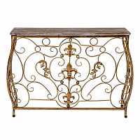 консоль «королевская лилия» бронзовый антик в Нижневартовске