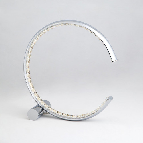 настольная лампа eurosvet vortex 80411/1 хром в Нижневартовске