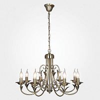 подвесная люстра eurosvet афина 60050/8 античная бронза в Нижневартовске