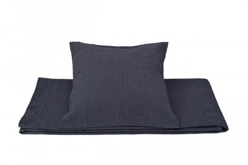 наволочка natalie декоративная тёмно-синяя в Нижневартовске