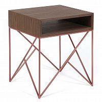 прикроватная тумба prince copper американский орех медная, американский орех в Нижневартовске