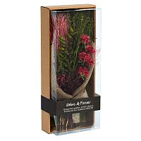 цветочная композиция розовые гвоздики 17х41 см в Нижневартовске