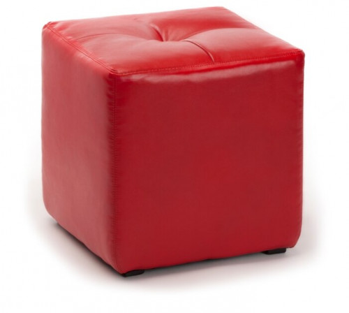 пуф шарм-дизайн комфорт красный в Нижневартовске