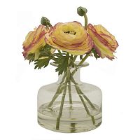 композиция из искусственных цветов в вазе лютики в Нижневартовске