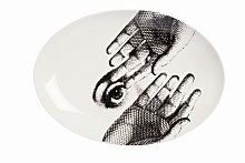 овальное блюдо silver faces большое в Нижневартовске