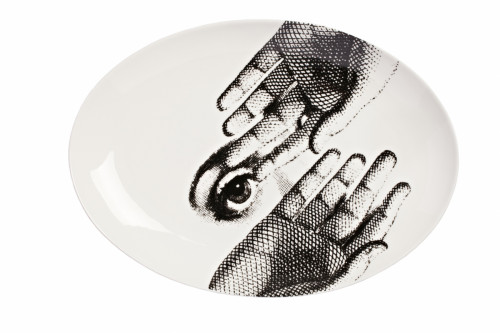 овальное блюдо silver faces большое в Нижневартовске