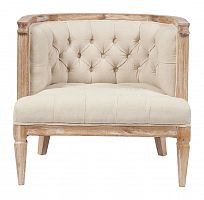 кресло westwood contemporary chair бежевый лен в Нижневартовске